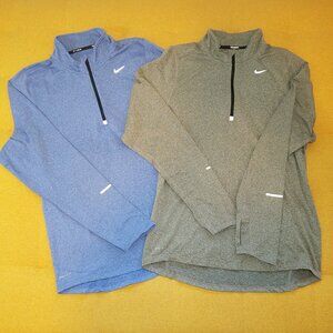 Nike Quarter-Zip Running Tops - Mens Small (BU0017)